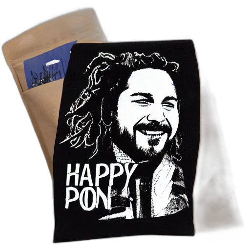 happy, post, malone, face transparent PNG cut-out