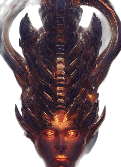 dragon, mask, face, creature transparent PNG cut-out