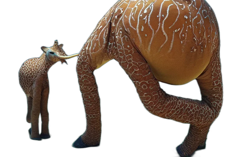 creature, animal, concept art, 3d render transparent PNG cut-out