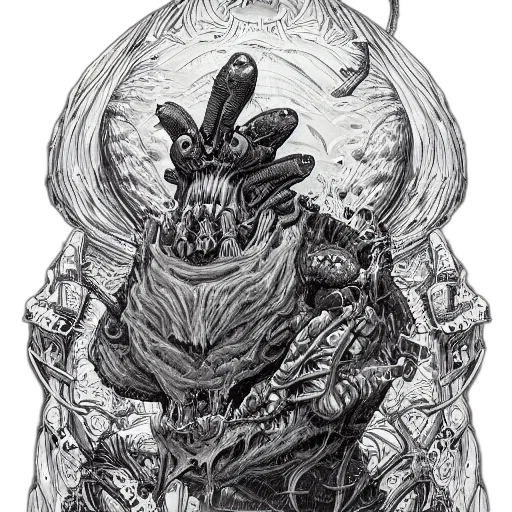 creature, jacket, mask, dragon transparent PNG cut-out