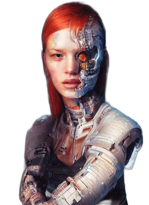robot, face, mask, creature transparent PNG cut-out