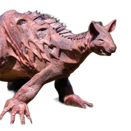creature, dragon, animal, 3d render transparent PNG cut-out