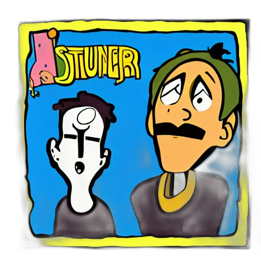 staff, cartoon, concept art, comic book art, 3d render, outer space, jack, stauber transparent PNG cut-out