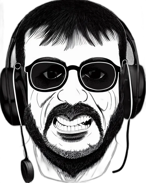 face, cartoon, comic book art, photorealistic, concept art, highly, detailed, ink transparent PNG cut-out