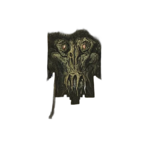 jacket, mask, staff, umbrella, concept art, fantasy art, 3d render, dark transparent PNG cut-out