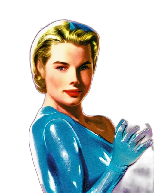 dress, comic book art, photorealistic, oil painting transparent PNG cut-out