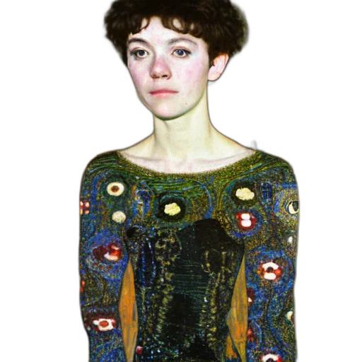dress, jacket, face, jewelry transparent PNG cut-out