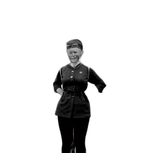 staff, dress, jacket, hat transparent PNG cut-out