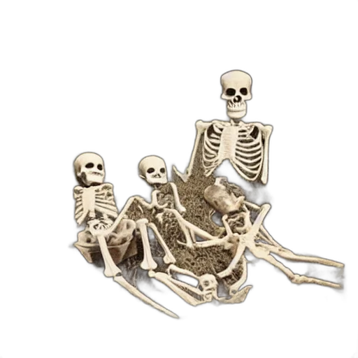 jewelry, furniture, robot, staff, 3d render, old, polaroid, skeleton transparent PNG cut-out