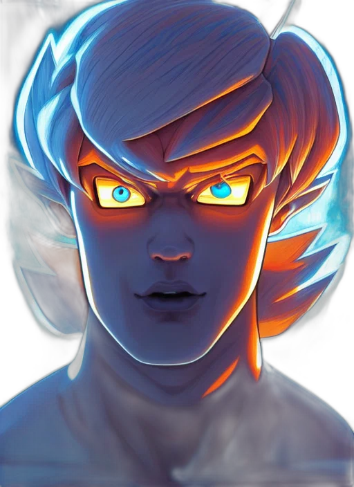 face, mask, creature, robot, concept art, fantasy art, comic book art, anime transparent PNG cut-out