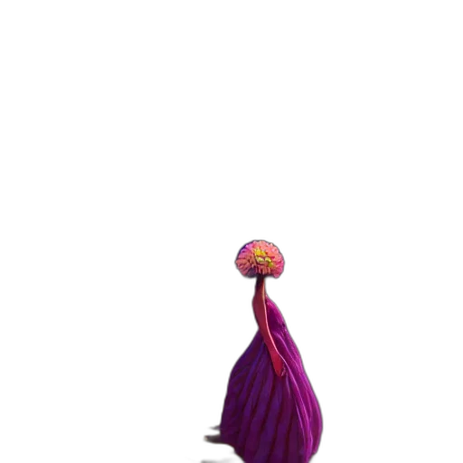 hair, crown, flower, dress, 3d render, concept art, pixel art, photorealistic transparent PNG cut-out