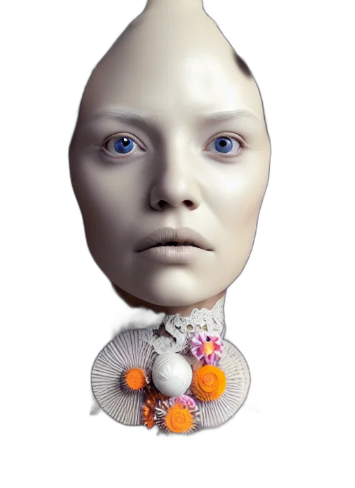jewelry, robot, face, crown transparent PNG cut-out