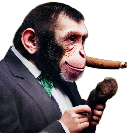 animal, staff, creature, photorealistic transparent PNG cut-out