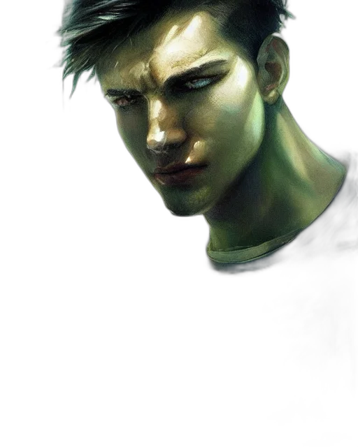 face, creature, mask, photorealistic transparent PNG cut-out