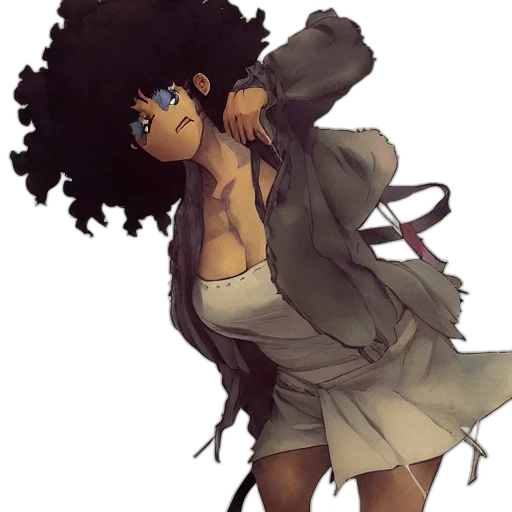 jacket, dress, staff, concept art, anime, comic book art, pixel art, earth tones transparent PNG cut-out