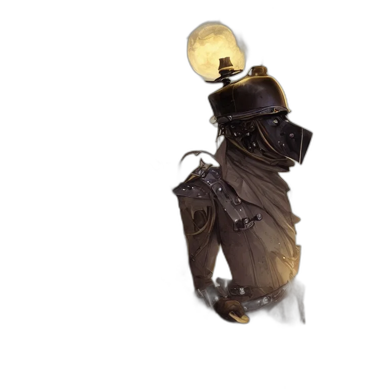 mask, staff, crown, dress transparent PNG cut-out