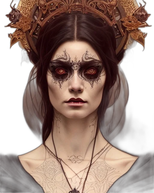 mask, face, crown, jewelry transparent PNG cut-out