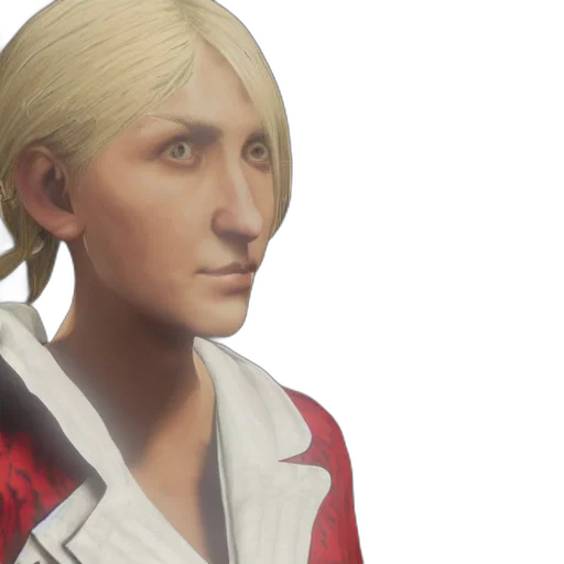 face, staff, 3d render, photorealistic transparent PNG cut-out