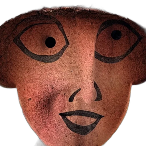 mask, face, hat, robot, photorealistic, 3d render, watercolor, concept art transparent PNG cut-out