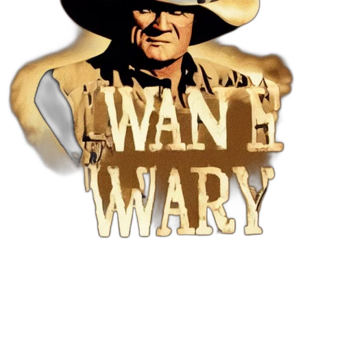 hat, john, wayne transparent PNG cut-out
