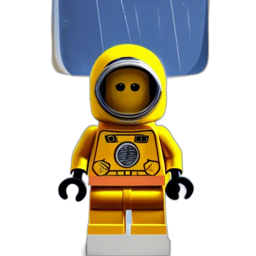 robot, staff, jacket, 3d render, concept art, pixel art, cartoon, outer space transparent PNG cut-out