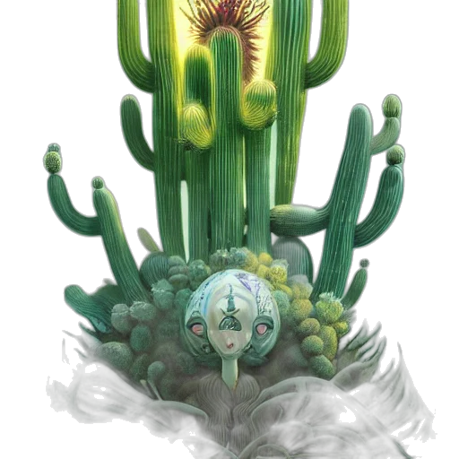 crown, creature, flower, mask transparent PNG cut-out