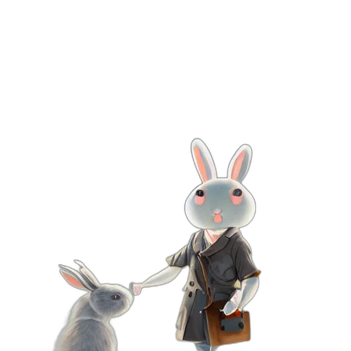staff, weapon, animal, concept art, fantasy art, 3d render, pixel art, fog transparent PNG cut-out