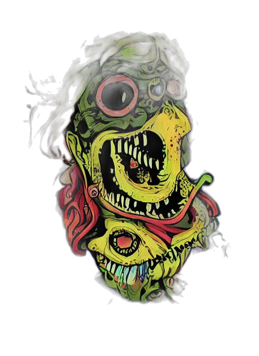 mask, creature, face, jacket transparent PNG cut-out