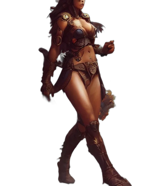 staff, fantasy art, concept art, comic book art transparent PNG cut-out