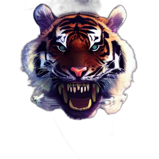 animal, creature, mask, face, concept art, pixel art, photorealistic, watercolor transparent PNG cut-out