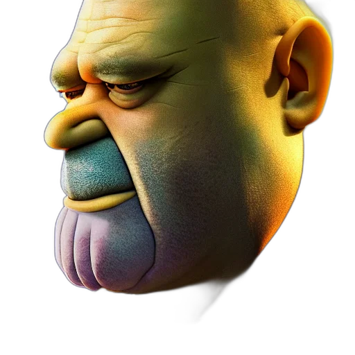 face, mask, animal, creature, 3d render, photorealistic, concept art, fantasy art transparent PNG cut-out