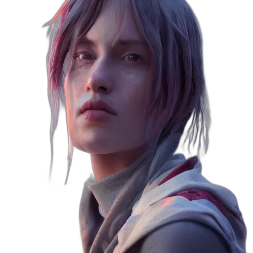 face, jacket, staff, dragon, photorealistic, concept art, cyberpunk, fantasy art transparent PNG cut-out