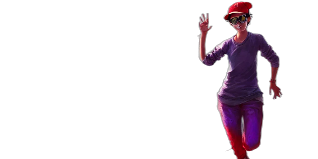 hat, staff, concept art, 3d render transparent PNG cut-out