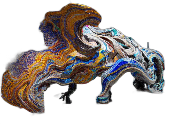dragon, mask, animal, creature, 3d render, concept art, fantasy art, photorealistic transparent PNG cut-out