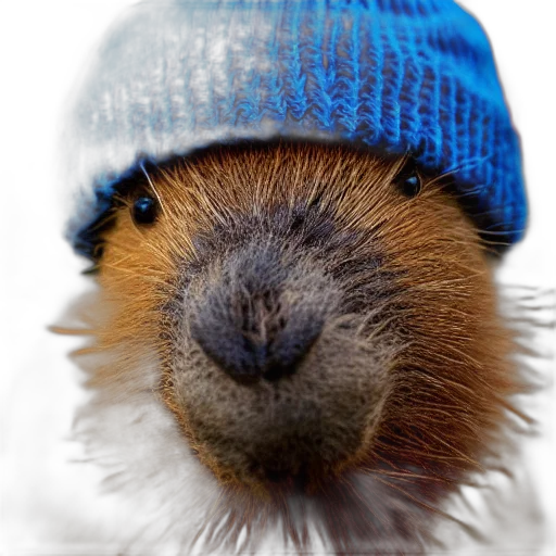 hat, animal, face, staff transparent PNG cut-out