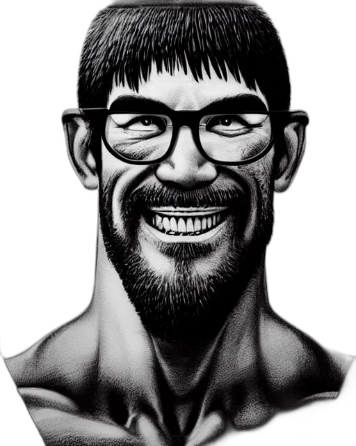 face, cartoon, comic book art, photorealistic, pencil sketch, highly, detailed, ink transparent PNG cut-out