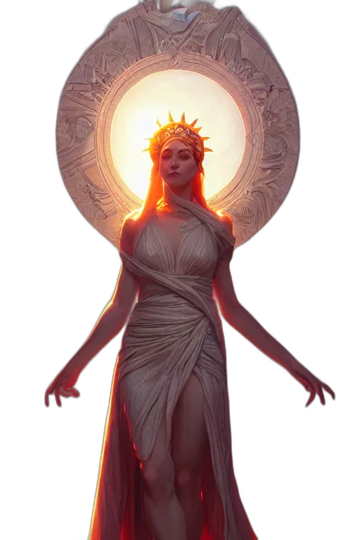 dress, crown, concept art, fantasy art transparent PNG cut-out