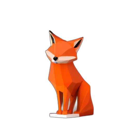 animal, staff, creature, robot, 3d render, concept art, pixel art, fantasy art transparent PNG cut-out