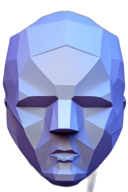 face, mask, robot, crown transparent PNG cut-out