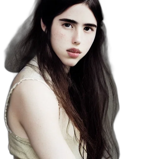 hair, face, photorealistic, fantasy art, concept art, earth tones, photoshoot, japanese transparent PNG cut-out