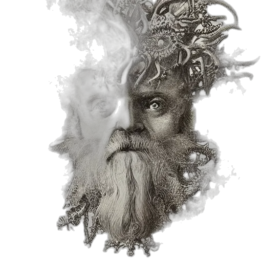face, crown, mask, creature transparent PNG cut-out