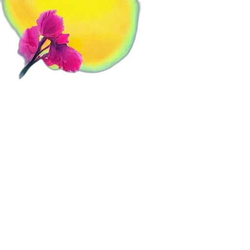 flower, umbrella, hat, staff, vaporwave, photorealistic, 3d render, concept art transparent PNG cut-out