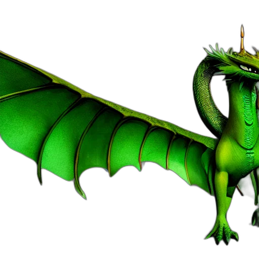 dragon, animal, creature, staff, 3d render, concept art, fantasy art, photorealistic transparent PNG cut-out