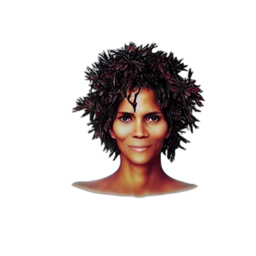 hair, crown, face, mask transparent PNG cut-out