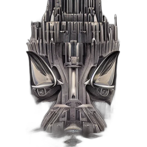 mask, crown, robot, face transparent PNG cut-out