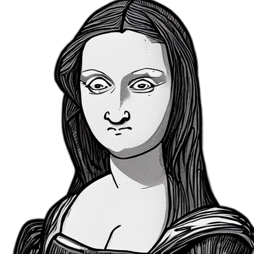 face, cartoon, photorealistic, comic book art transparent PNG cut-out