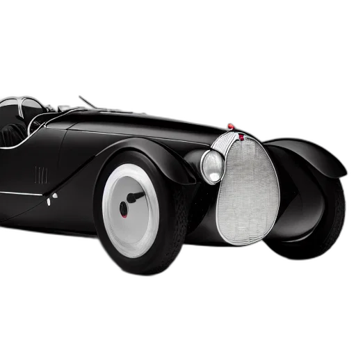 car, 3d render, concept art, studio, lighting, bugatti, type, atlantic transparent PNG cut-out