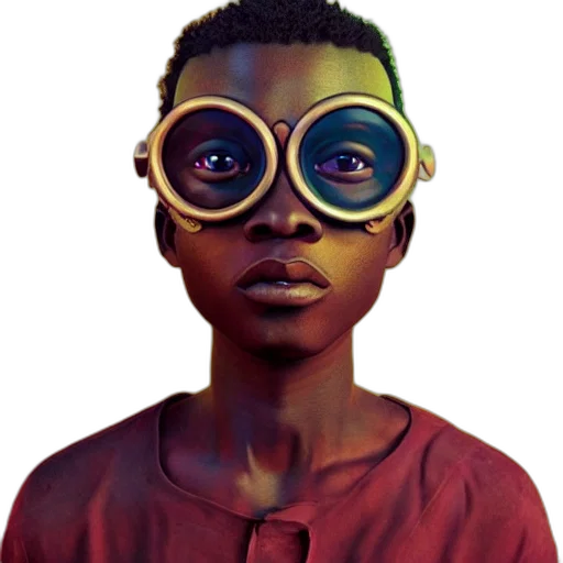 mask, face, robot, creature, concept art, 3d render, photorealistic, comic book art transparent PNG cut-out