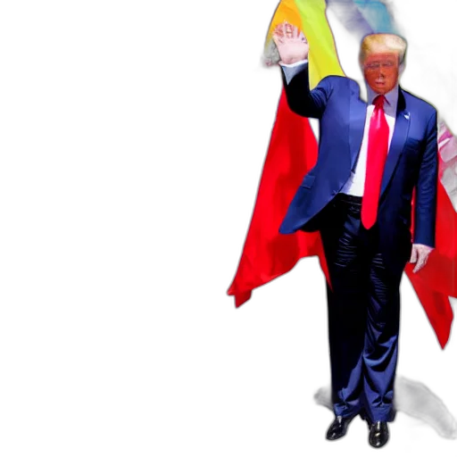 umbrella, jacket, staff, weapon transparent PNG cut-out