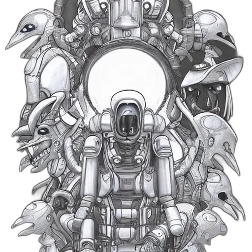 robot, mask, creature, face transparent PNG cut-out